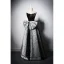 Vintage / Retro Black Evening Dresses 2022 A-Line / Princess Strapless Bow Sleeveless Backless Floor-Length / Long Evening Party Formal Dresses
