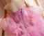 Charming Candy Pink Pleated Prom Dresses 2024 Ball Gown Off-The-Shoulder Puffy Short Sleeve Sweep Train Prom Formal Dresses