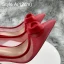 Charming Red Cocktail Party See-through Pumps 2023 12 cm Stiletto Heels Pointed Toe Pumps High Heels