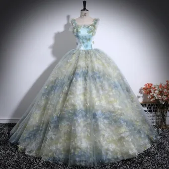 Elegant Sage Green Appliques Prom Dresses 2025 Ball Gown Square Neckline Sleeveless Backless Floor Length Long Formal Dresses