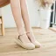 Modest / Simple Red Summer Street Wear Womens Sandals 2023 Ankle Strap 6 cm Wedges Round Toe Sandals