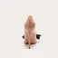 Fashion Black Prom Pumps 2022 Leather Bow 10 cm Stiletto Heels Pointed Toe Pumps High Heels