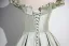 Modest / Simple Sage Green A-Line / Princess Prom Dresses 2024 Off-The-Shoulder Sleeveless Backless Sweep Train Prom Formal Dresses