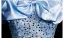 Glitzernden Himmelblau Perlenstickerei Perle Pailletten Ballkleider 2025 A Linie Off Shoulder Kurze Ärmel Rückenfreies Sweep / Pinsel Zug Ball Festliche Kleider