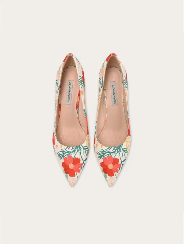 Fashion Multi-Colors Printing Prom Pumps 2025 10 cm Stiletto Heels Pointed Toe Pumps High Heels