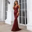 Sexy Vert Citron Paillettes Été Robe De Soirée 2022 Trompette / Sirène Bretelles Spaghetti Sans Manches Dos Nu Train De Balayage Soirée Robe De Ceremonie