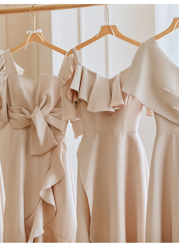 blue dress for baby girl Mocha Taupe Infinity Dress Bridesmaid Multiway Convertible Dress Made in USA +36 Colors main image 0