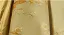 Elegant Yellow Printing Prom Dresses 2025 A-Line / Princess V-Neck Short Sleeve Backless Floor-Length / Long Prom Formal Dresses
