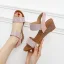 Roman Black Street Wear Summer Womens Sandals 2022 5 cm Wedges Open / Peep Toe Sandals
