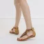 Römisch Schwarz Sommer Strand Strass Sandalen Damen 2022 Knöchelriemen Flache Peeptoes Sandaletten
