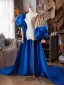 Vintage / Originale Bleu Roi Fait main Gonflée Manches Courtes Promo Châles Vestes & Enveloppements 2025