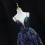 Sparkly Multi-Colors Sequins Party Dresses Cocktail Dresses 2024 Ball Gown Spaghetti Straps Sleeveless Backless Knee-Length Cocktail Party