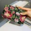 Chic / Beautiful Navy Blue Pearl Lace Flower Outdoor / Garden Clutch Bags 2023