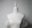 Simple Blanche Perle Dentelle Fleur Légère Robe De Mariée 2024 Trompette / Sirène De l'épaule Manches Courtes Dos Nu Train De Balayage Mariage