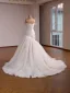Klassisch High End Beige Blumen Satin Brautkleider / Hochzeitskleider 2026 Meerjungfrau Off Shoulder Ärmellos Rückenfreies Sweep / Pinsel Zug