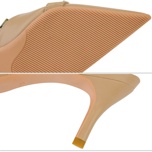 Sexy Noire Soirée Rivet Sandales Femme 2022 T-Strap 6 cm Talons Aiguilles À Bout Pointu Sandales Talons Hauts