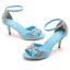 Charming Gold Rhinestone Wedding Shoes 2023 Ankle Strap 7 cm Stiletto Heels Open / Peep Toe Wedding Sandals High Heels