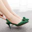 Sexy Summer Sky Blue Rhinestone Cocktail Party 2023 7 cm Stiletto Heels Pointed Toe Womens Sandals