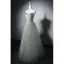 Charmant Vert Cendré Perlage Paillettes Robe De Soirée 2026 Princesse Bustier Sans Manches Dos Nu Longue Robe De Ceremonie