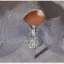 Glittrande Silver Paljetter Rosett Brudskor 2022 10 cm Stilettklackar Spetsiga Bröllop Pumps Högklackade