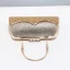Sparkly Gold Rhinestone Evening Party Handbag Clutch Bags 2023 Alloy