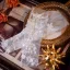 Vintage / Originale Blanche Perlage Paillettes En Dentelle Fleur Mariage Gants Mariage 2026 Tulle
