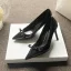 Fashion Black Office OL Bow Pumps 2026 10 cm Stiletto Heels Pointed Toe Pumps