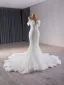 High End Sexy Weiß Perlenstickerei Perle Pailletten Brautkleider / Hochzeitskleider 2024 Ballkleid Bandeau Ärmellos Rückenfreies Kapelle-Schleppe Hochzeit