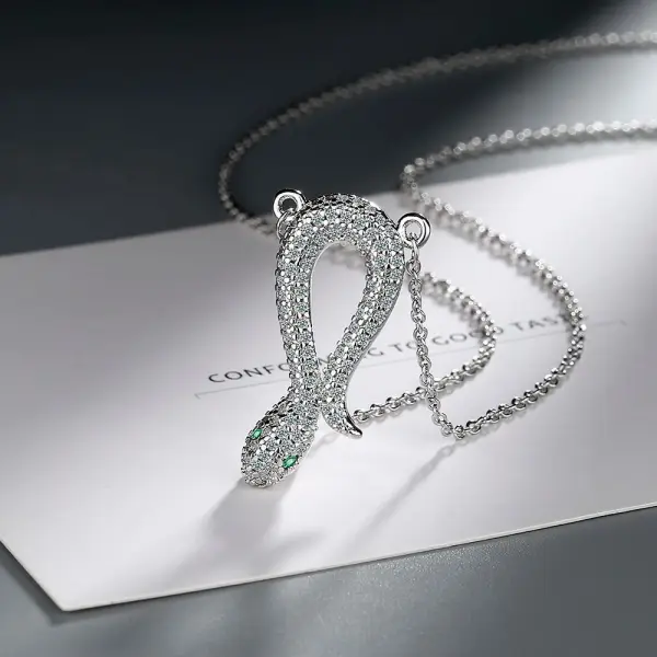 Fashion Silver Rhinestone Street Wear Cubic Zirconia Necklaces Accessories 2023