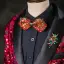 Sparkly Burgundy Sequins 5-piece Long Sleeve Boys Wedding Suits 2025 Body Jewellery Coat Shirt Tie Pants