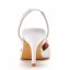 Chic / Beautiful White Rhinestone Wedding Shoes 2022 7 cm Stiletto Heels Pointed Toe Wedding High Heels