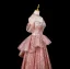 Glitzernden Sexy Pink Perlenstickerei Strass Pailletten Abendkleider 2025 A Linie Off Shoulder Kurze Ärmel Rückenfreies Lange Festliche Kleider