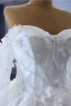 Luxury / Gorgeous White Beading Appliques Sequins Wedding Dresses 2023 Ball Gown Off-The-Shoulder Long Sleeve Backless Chapel Train Wedding