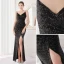 Sexy Beige Paillettes Robe De Soirée 2022 Trompette / Sirène Bretelles Spaghetti Sans Manches Dos Nu Longue Soirée Robe De Ceremonie