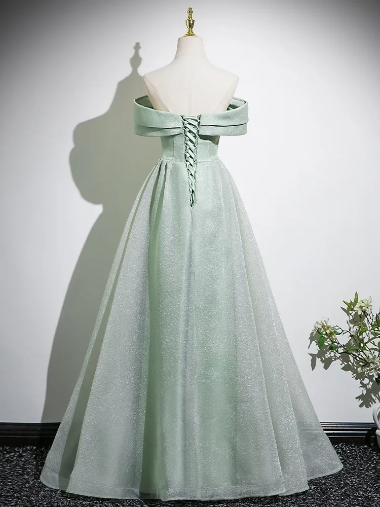 h and m green velvet dress Semi-Formal Sage Green Dress for Wedding Guest main image 1