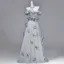 Charmant Gris Perlage Appliques Paillettes Robe De Soirée 2026 Princesse De l'épaule Manches Courtes Dos Nu Longue Robe De Ceremonie