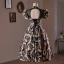 Vintage / Retro Black Beading Printing Homecoming Short Graduation Dresses 2024 High Neck Short Sleeve Backless Formal Dresses