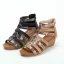 Roman Tan Street Wear Womens Sandals 2022 T-Strap 5 cm Wedges Open / Peep Toe Sandals