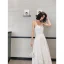 Charming Ivory Lace Flower Evening Dresses 2022 A-Line / Princess Strapless Sleeveless Backless Evening Party Floor-Length / Long Formal Dresses