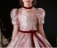 Elegant Blushing Pink Glitter Birthday Flower Girl Dresses 2024 Ball Gown Square Neckline Short Sleeve Bow Sash Floor-Length / Long