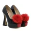 Chic / Beautiful Black Cocktail Party Pumps 2023 13 cm Stiletto Heels Open / Peep Toe Pumps High Heels