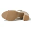 Roman Khaki Street Wear Summer Womens Sandals 2023 T-Strap 8 cm Thick Heels Open / Peep Toe Sandals High Heels