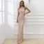 Charming Black Evening Dresses 2022 Trumpet / Mermaid High Neck Sleeveless Beading Sequins Floor-Length / Long Evening Party Formal Dresses
