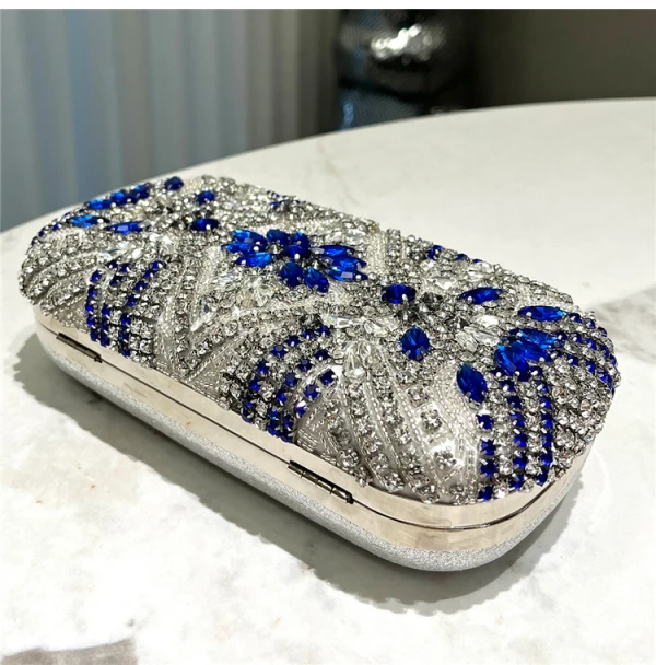 Scintillantes Argenté Alliage Faux Diamant Promo Pochette 2024