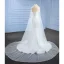 Haut de Gamme Ivoire Satin Paillettes Robe De Mariée 2022 Trompette / Sirène V-Cou Sans Manches Dos Nu Train De Balayage Mariage