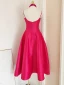 Audrey Hepburn Style Black Homecoming Short Velvet Graduation Dresses 2024 A-Line / Princess Spaghetti Straps Sleeveless Backless