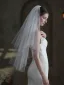 Simple Blanche Tulle 1 m Voile De Mariée 2025