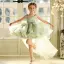 Dreamy Sage Green Beading Pearl Appliques Birthday Short Flower Girl Dresses 2026 Ball Gown Square Neckline Sleeveless Backless Tulle