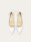 Elegante Weiß Schleife Brautschuhe 2024 Leder 10 cm Stilettos Spitzschuh Hochzeit Pumps