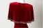Chic / Beautiful Burgundy Velvet Sequins Prom Dresses 2026 Zipper Up Sweep Train V-Neck Formal Dresses Prom Short Sleeve Trumpet / Mermaid